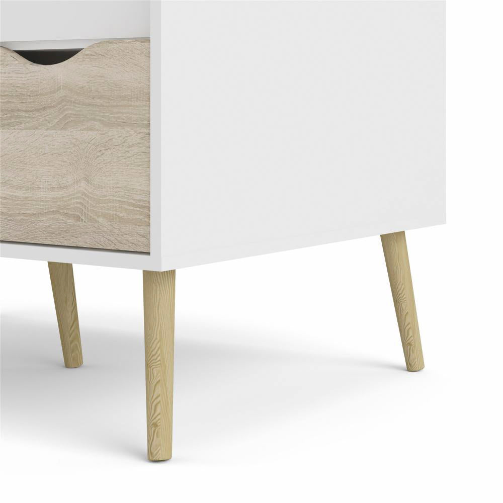 Armario Nordik - Color Madera y Blanco - Tugow