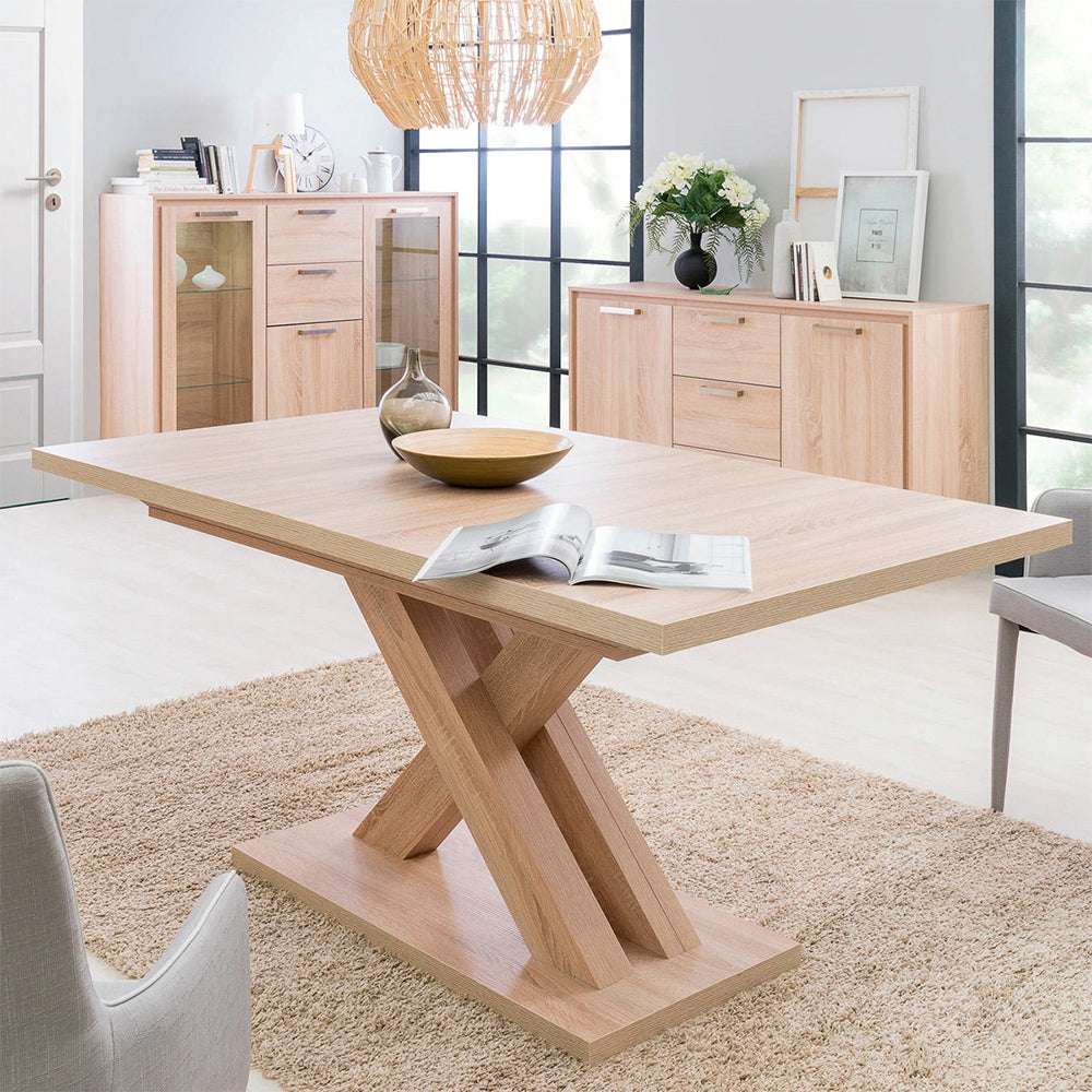 Mesa de comedor extensible Ofelia - Color Madera - Tugow