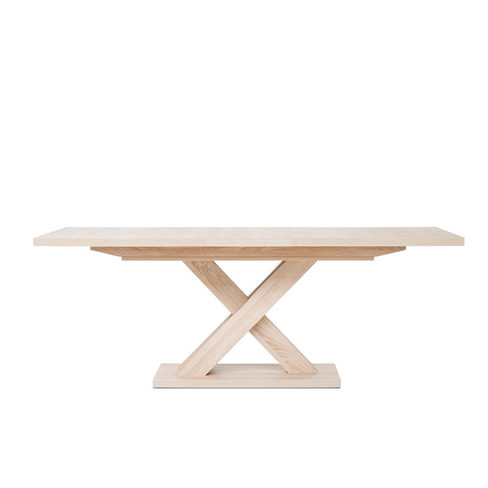 Comedor Ofelia con 4 sillas Helsinki - Color Madera y Blanco - Tugow