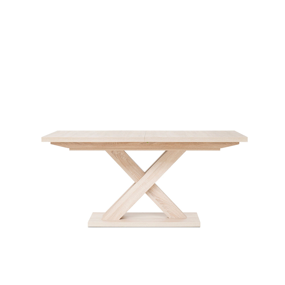 Comedor Ofelia con 4 sillas Helsinki - Color Madera y Blanco - Tugow