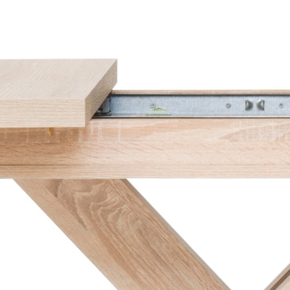 Comedor Ofelia con 4 sillas Helsinki - Color Madera y Blanco - Tugow