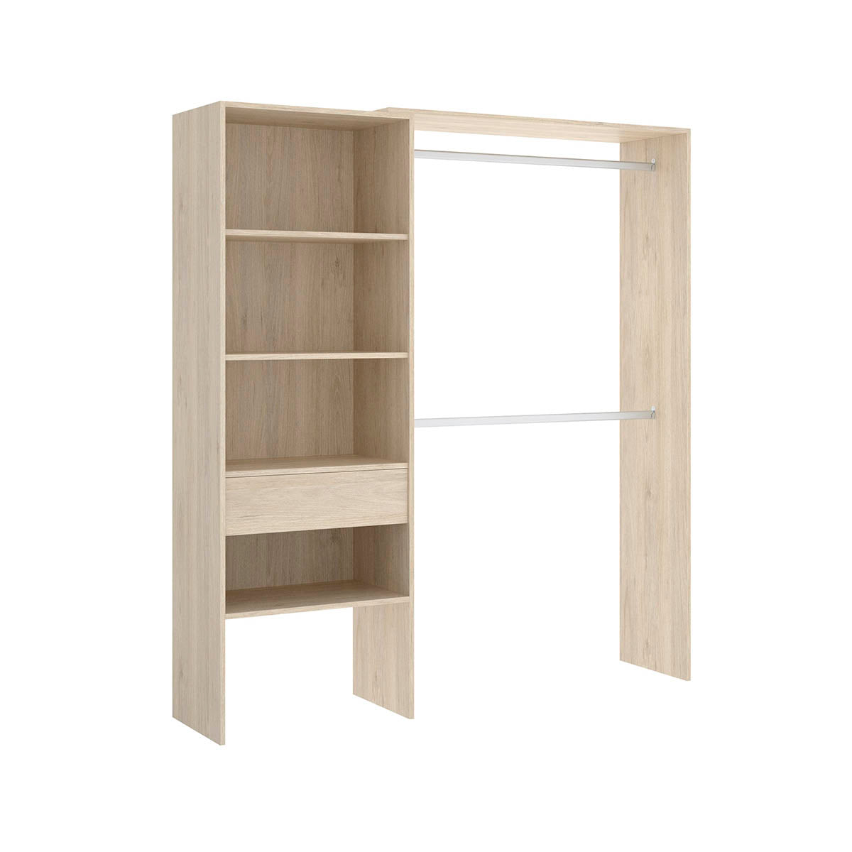 Clóset Oishi de 160cm - Color Madera - Tu Gow