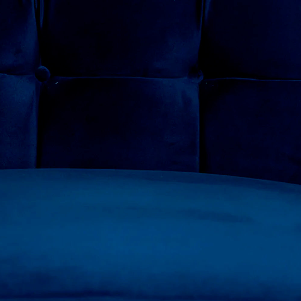 Sillón terciopelo Oscar - Azul - Tugow