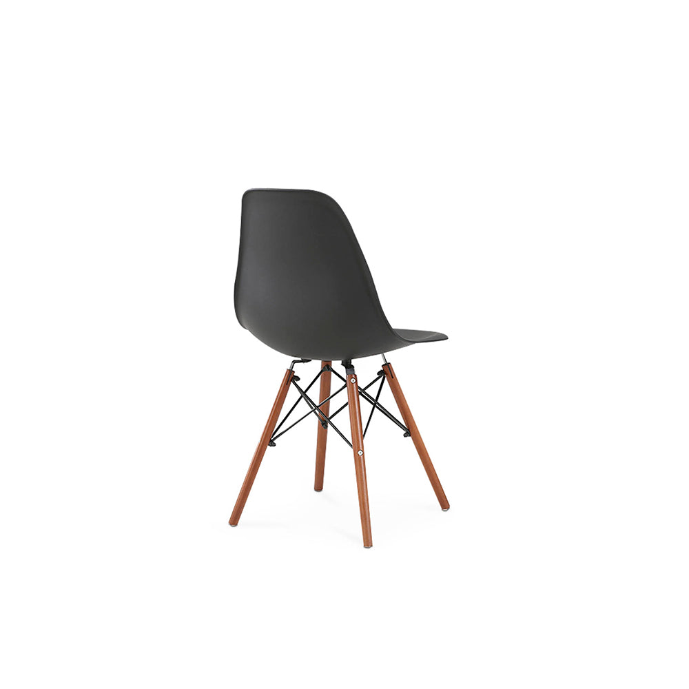 Silla Oslo replica Eames - Color Nogal y Negro - Tugow
