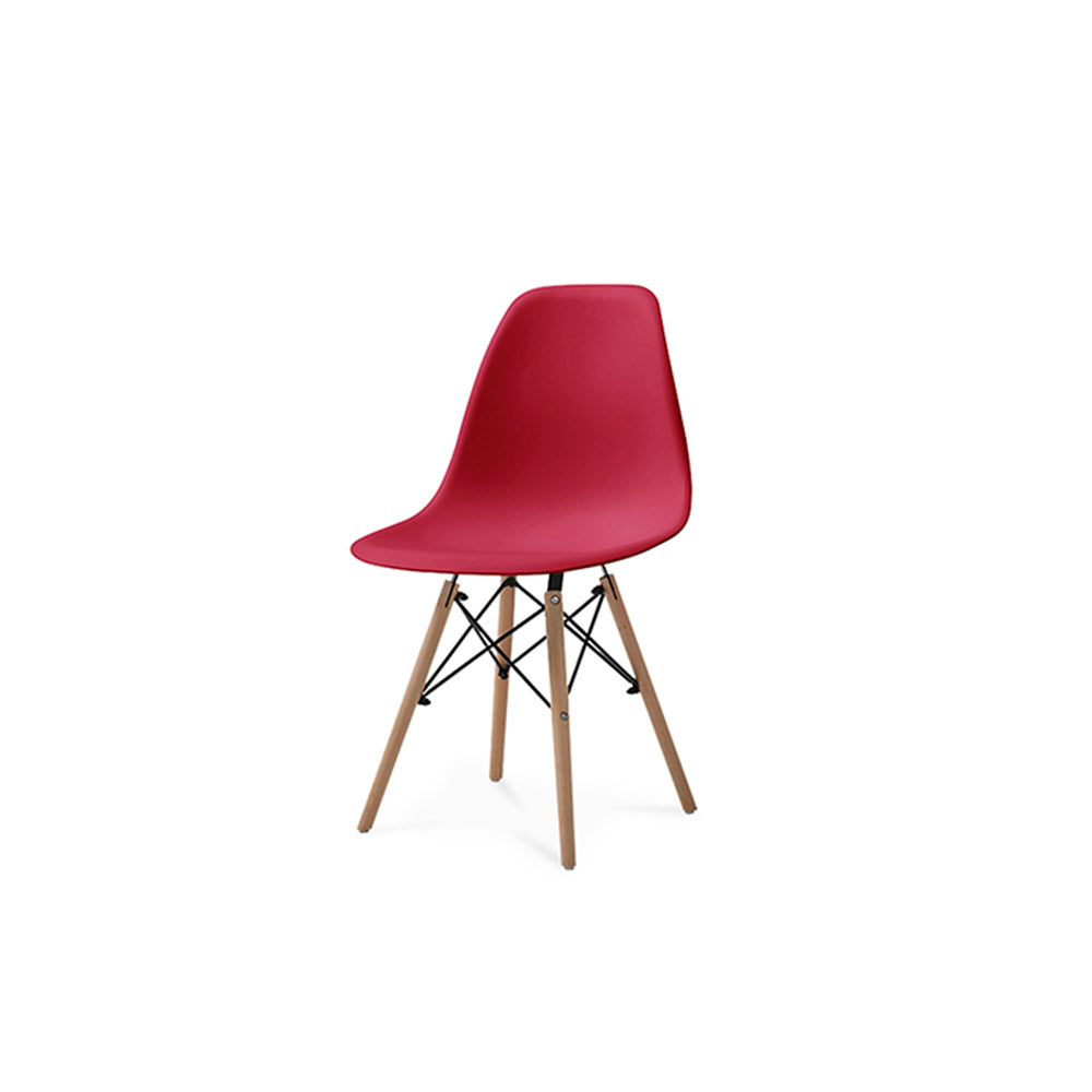 Silla Oslo Réplica Eames - Rojo - Tugow
