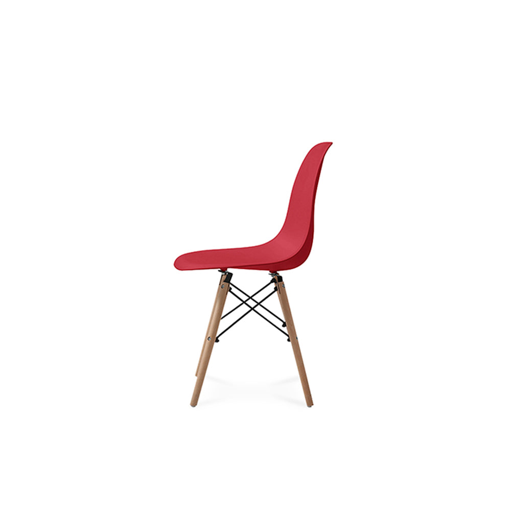 Silla Oslo Réplica Eames - Rojo - Tugow