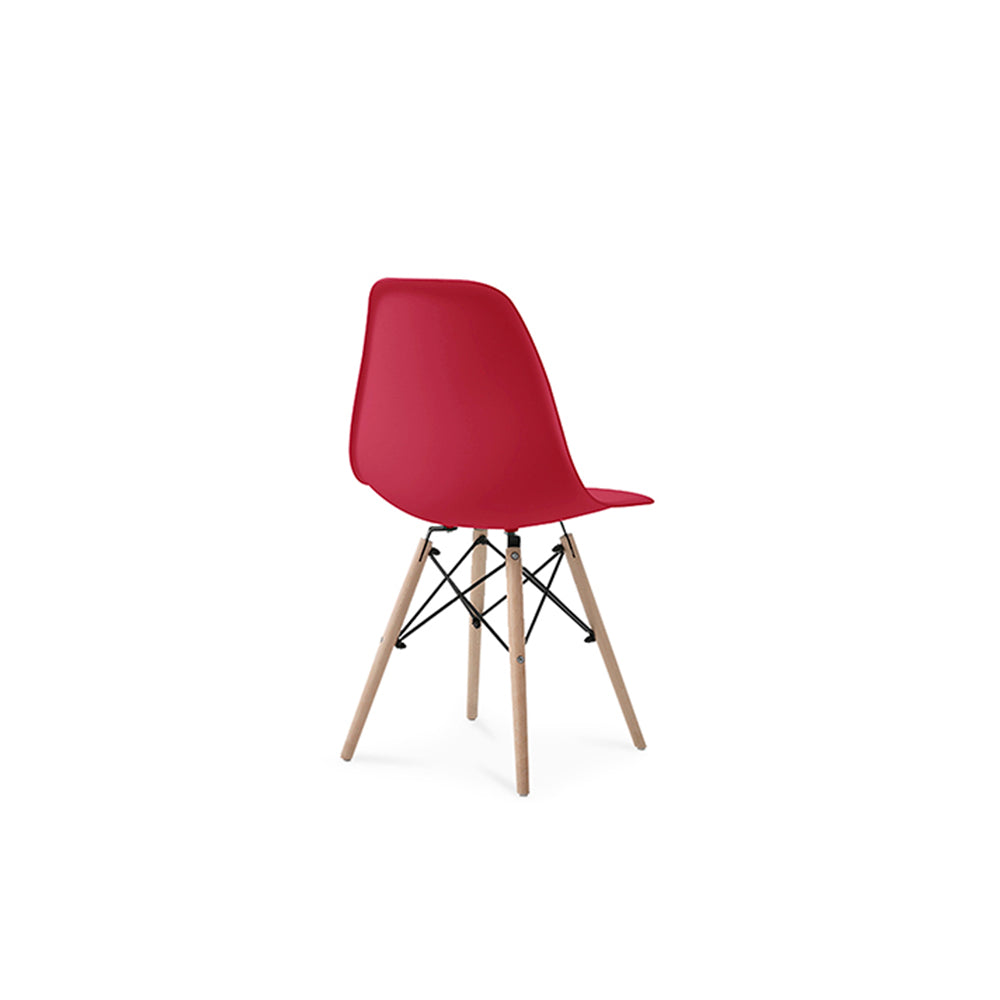 Silla Oslo Réplica Eames - Rojo - Tugow