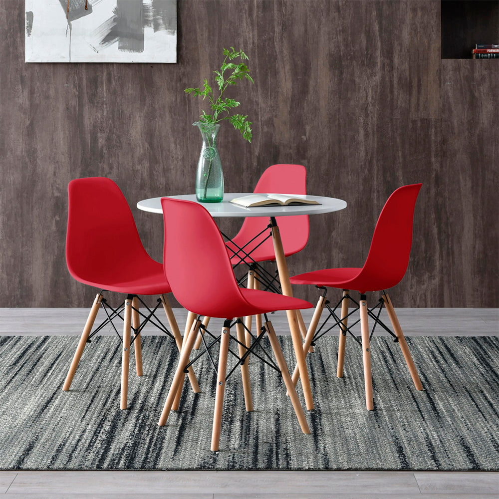 Silla Oslo Réplica Eames - Rojo - Tugow