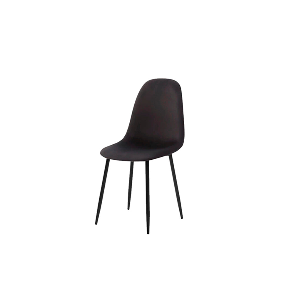Silla terciopelo Oxford - Gris y Negro - Tugow