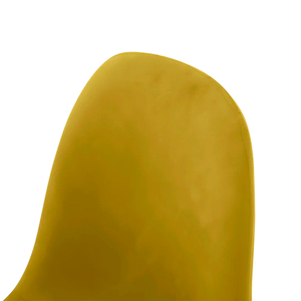 Silla terciopelo Oxford - Dorado Olivo y Negro - Tugow
