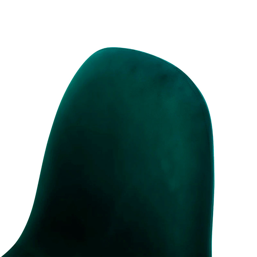 Silla terciopelo Oxford - Verde y Negro - Tugow