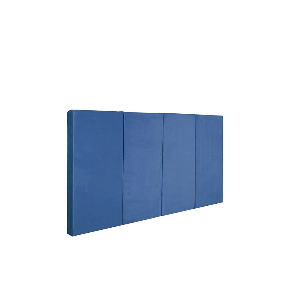Juego de 4 paneles para cabecera modular King Size Lunaria - Azul Cobalto
