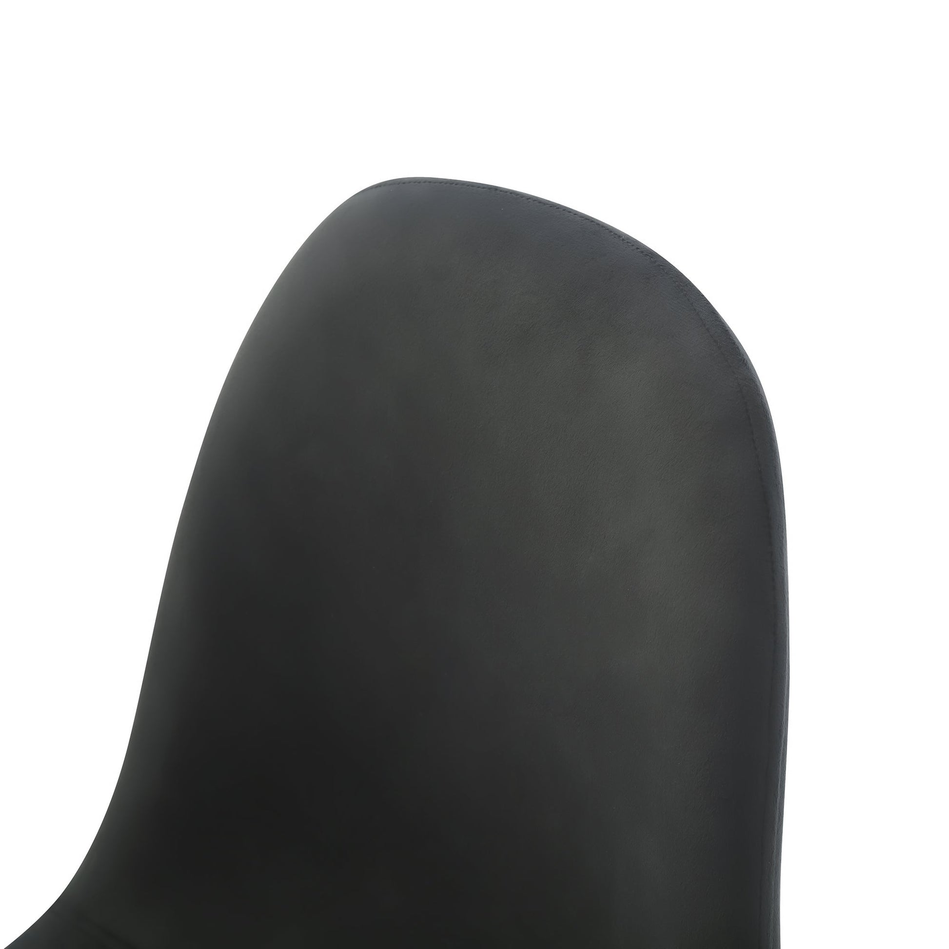 Set de 4 sillas terciopelo Oxford - Gris y Negro - Tugow