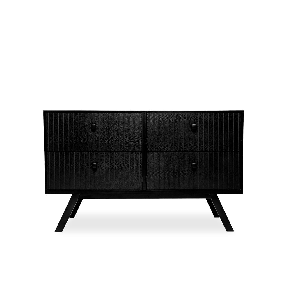 Cajonera Pliseé - Negro - Tugow