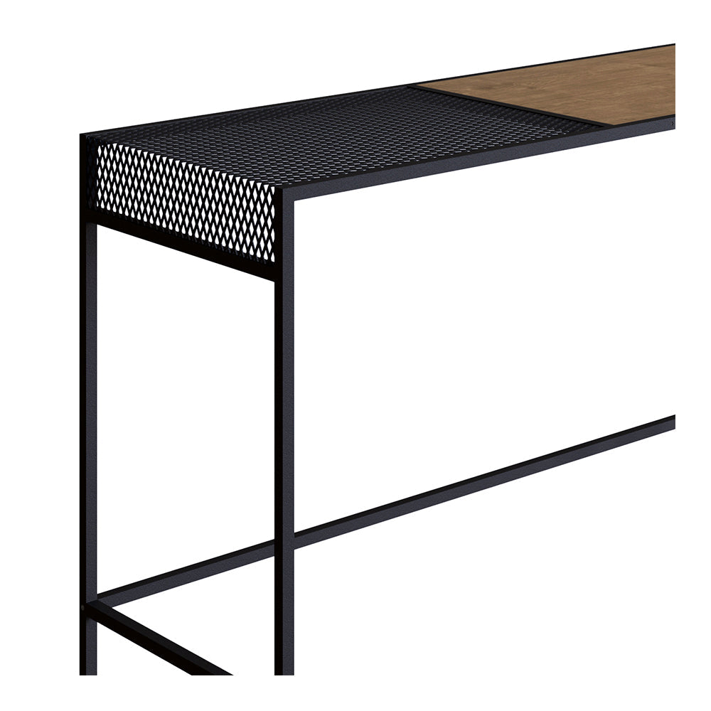 Consola Prems - Negro y Color Madera - Tugow