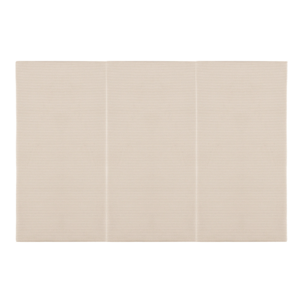 Juego de 3 Paneles Para Cabecera Modular Matrimonial /Queen Size Lunaria - Tela Tipo Pana Marfil