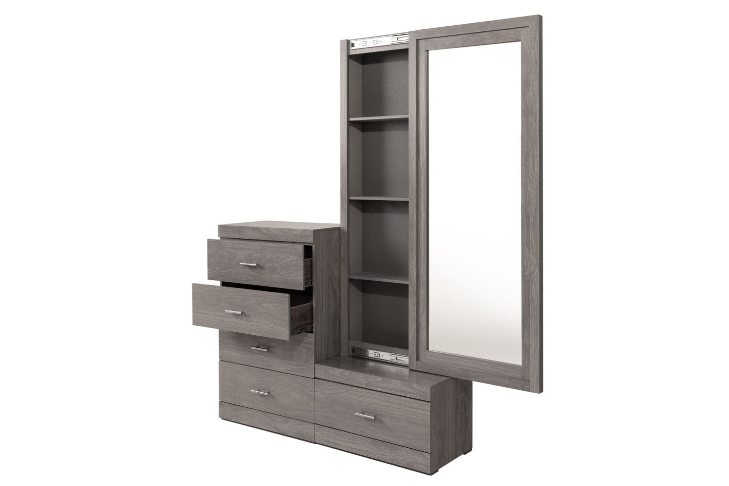 Recámara King Size de 5 piezas Mobli - Gris