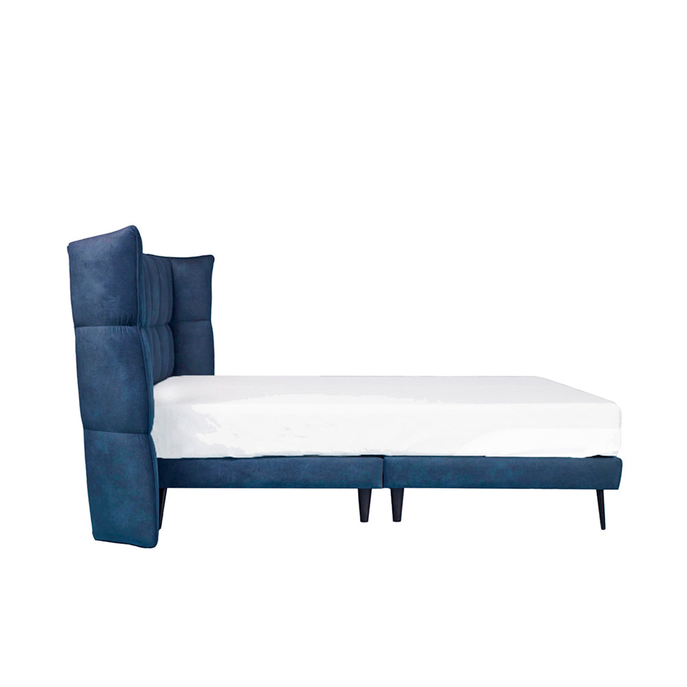 Cama Queen Aina - Azul Plomo - Tugow