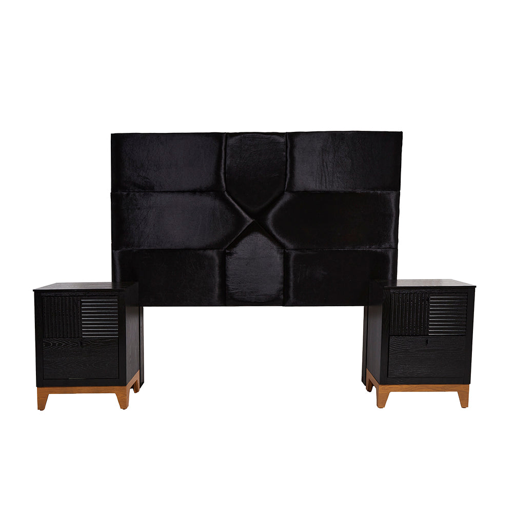 Cabecera Sasari king size - Negro - Tugow