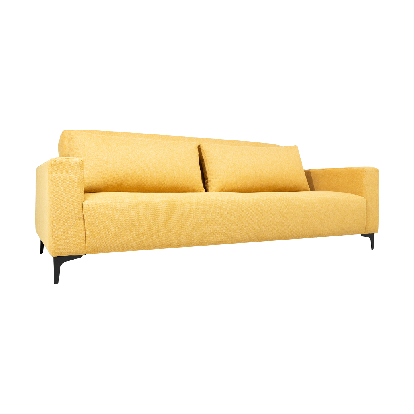Sofá Cama Landero Bitonal - Mostaza