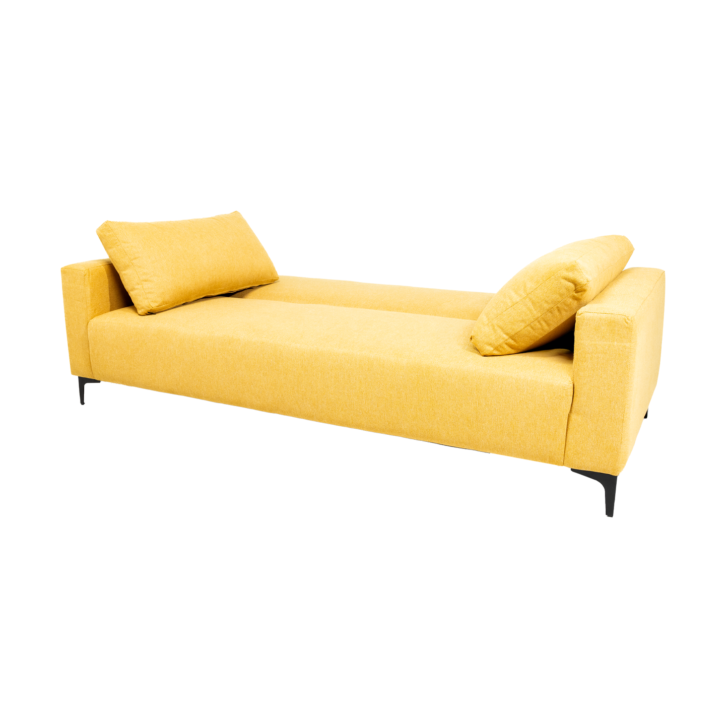 Sofá Cama Landero Bitonal - Mostaza