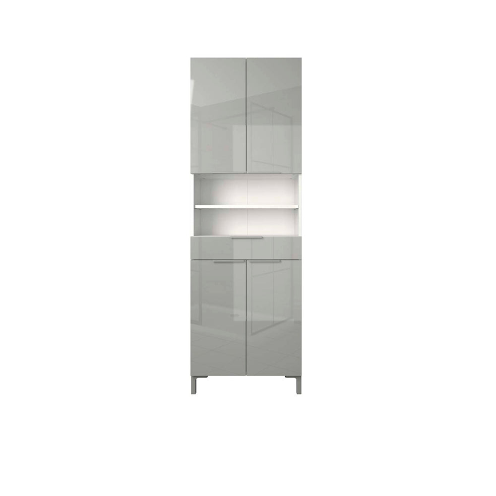 Armario de baño Sovrana - Gris Brillante - Tugow