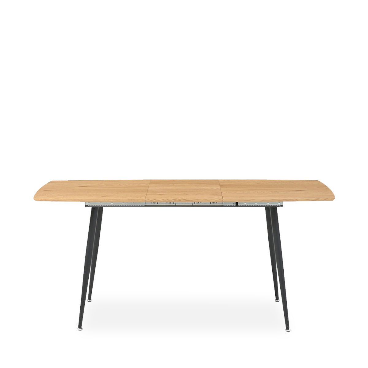 Mesa de comedor extensible Stanis - Color Madera y Negro - Tu Gow