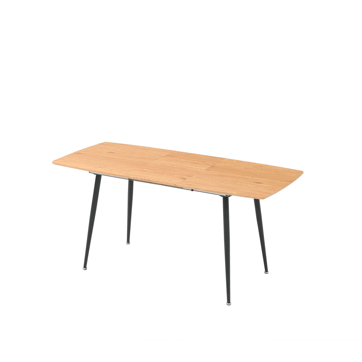 Mesa de comedor extensible Stanis - Color Madera y Negro - Tu Gow