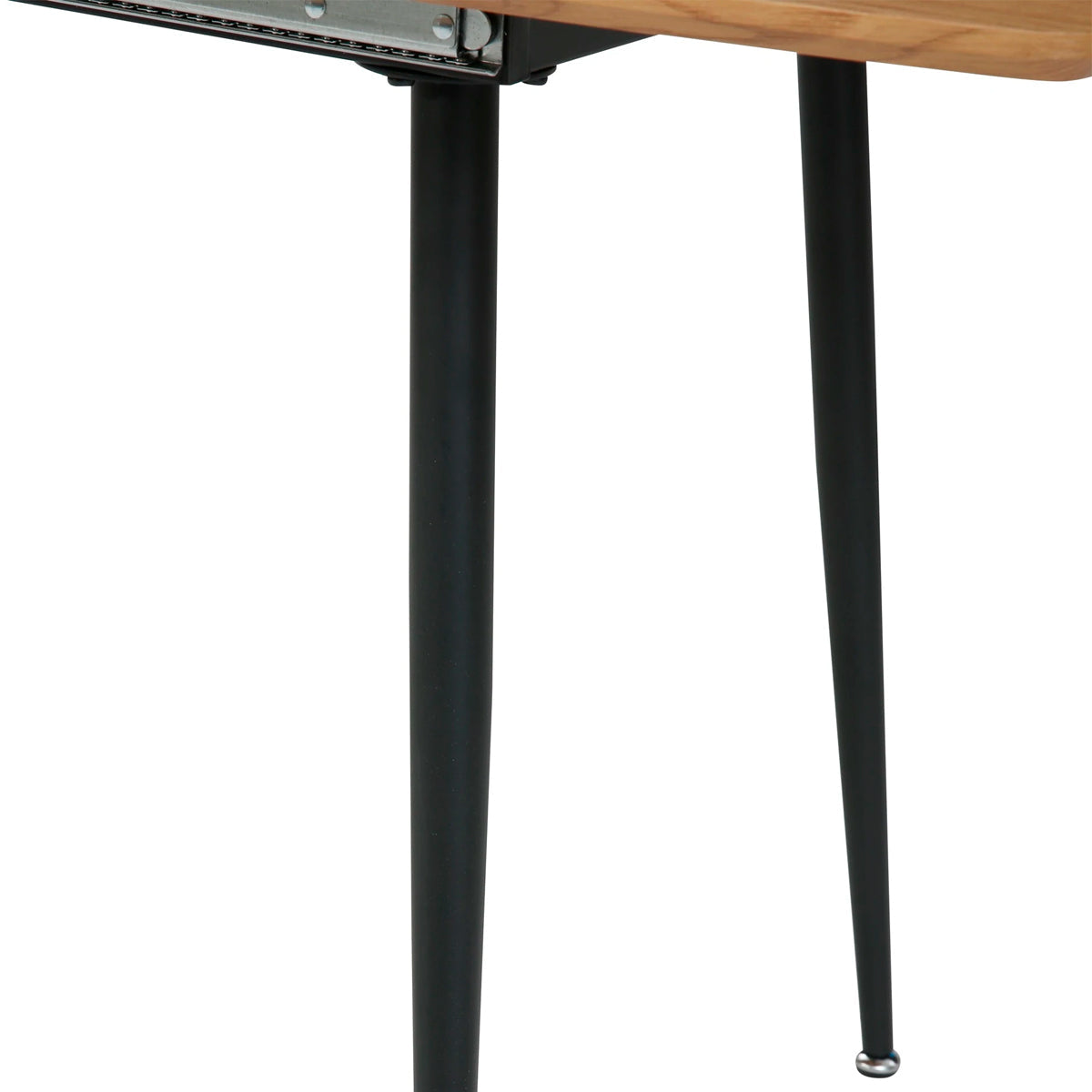 Mesa de comedor extensible Stanis - Color Madera y Negro - Tu Gow