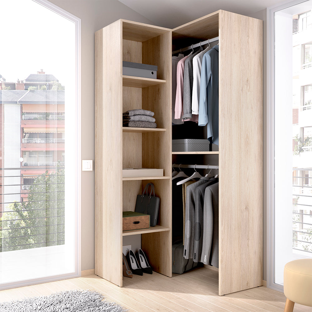 Armario rincón Suit - Roble - Tugow