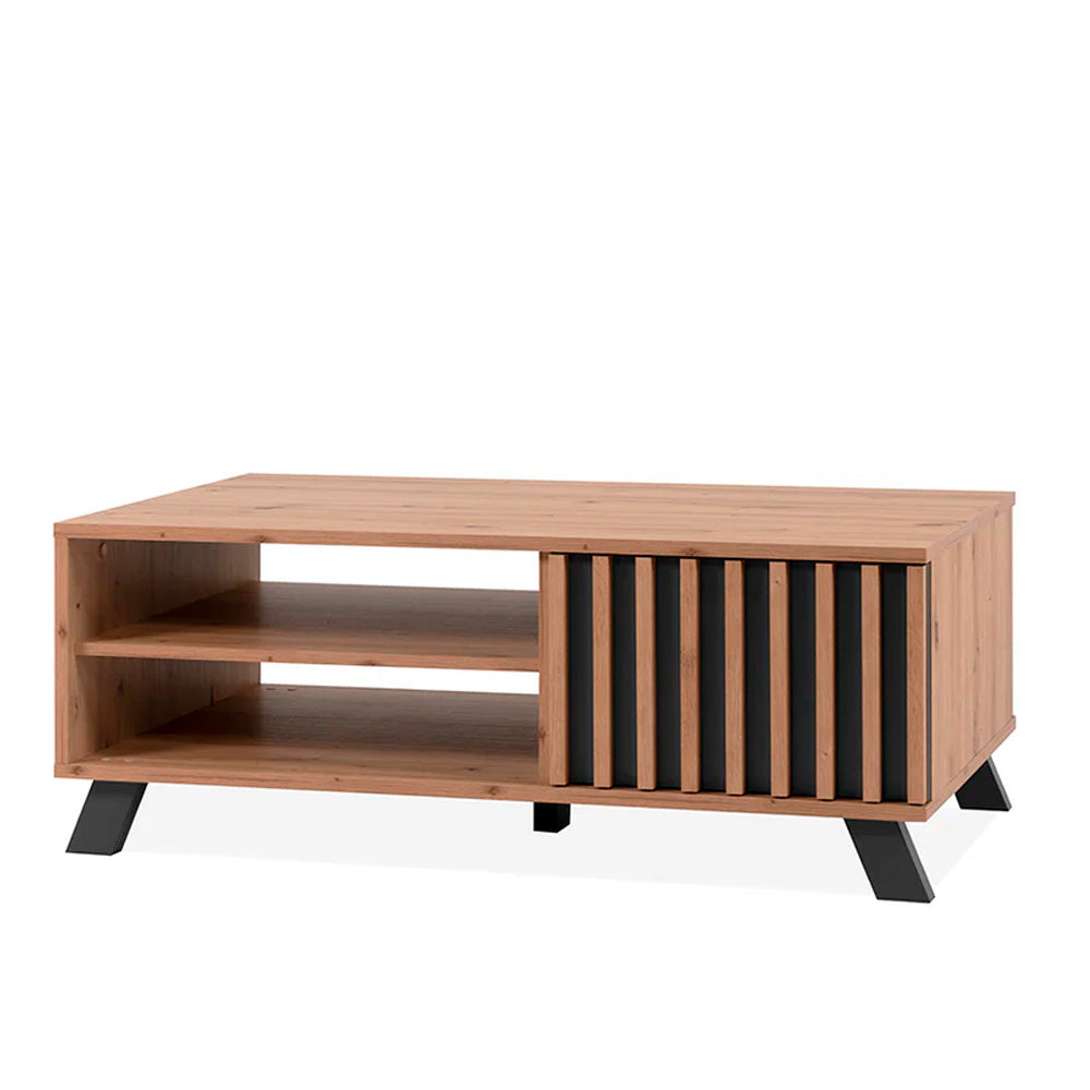 Mesa de centro Sumatra - Roble y Gris Oscuro - Tugow