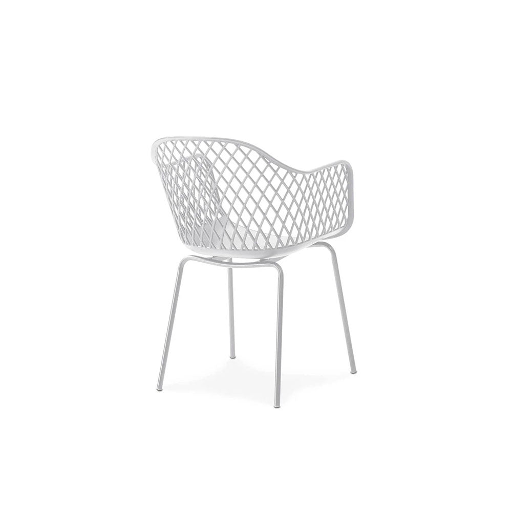 Silla de exterior Rodas - Blanco - Tugow