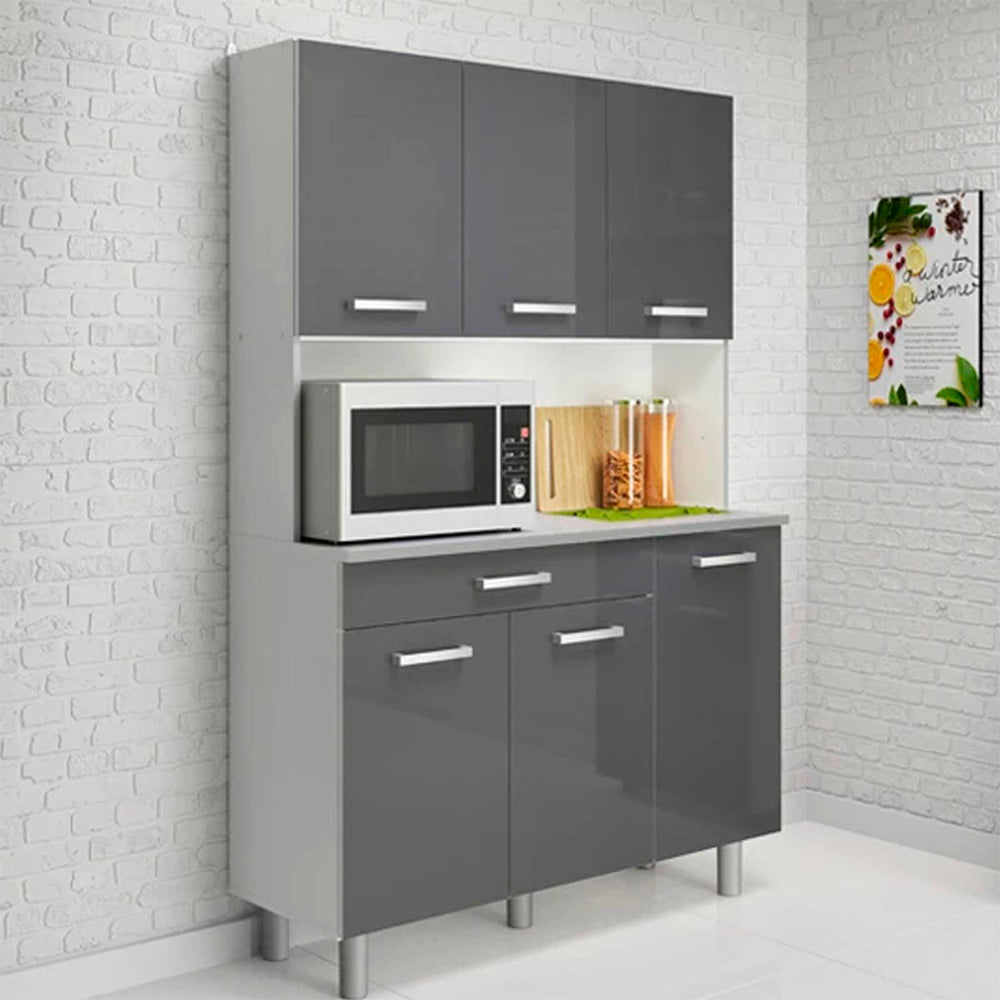 Alacena Tango - Gris Oscuro Brillante - Tugow