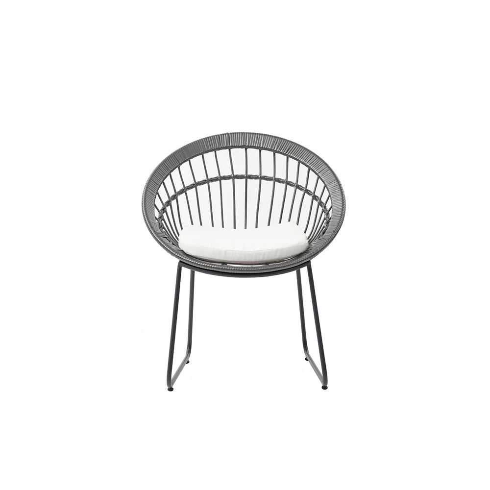 Silla de exterior Tavira - Gris - Tugow