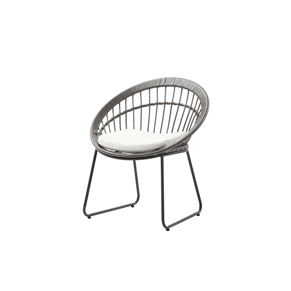 Silla de exterior Tavira - Gris - Tugow
