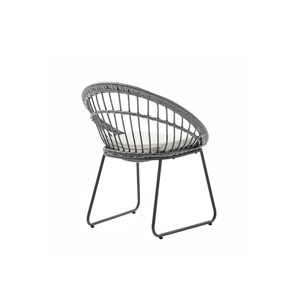 Silla de exterior Tavira - Gris - Tugow