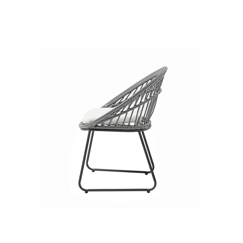 Silla de exterior Tavira - Gris - Tugow