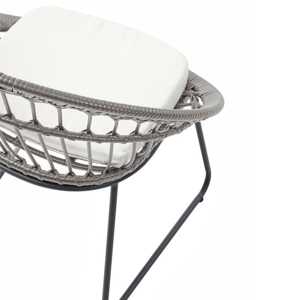 Set de 4 sillas de exterior Tavira - Gris - Tugow