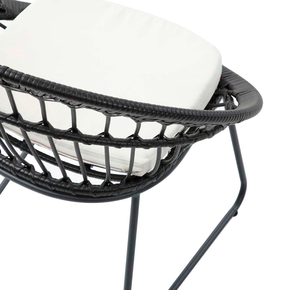 Silla de exterior Tavira - Negro - Tugow