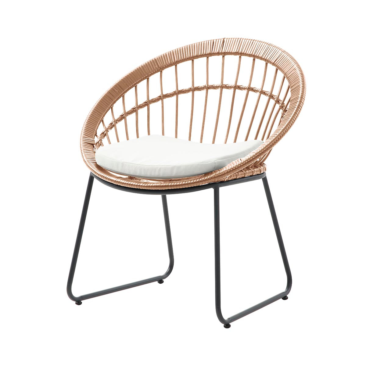 Set de 4 sillas de exterior Tavira - Natural - Tu Gow