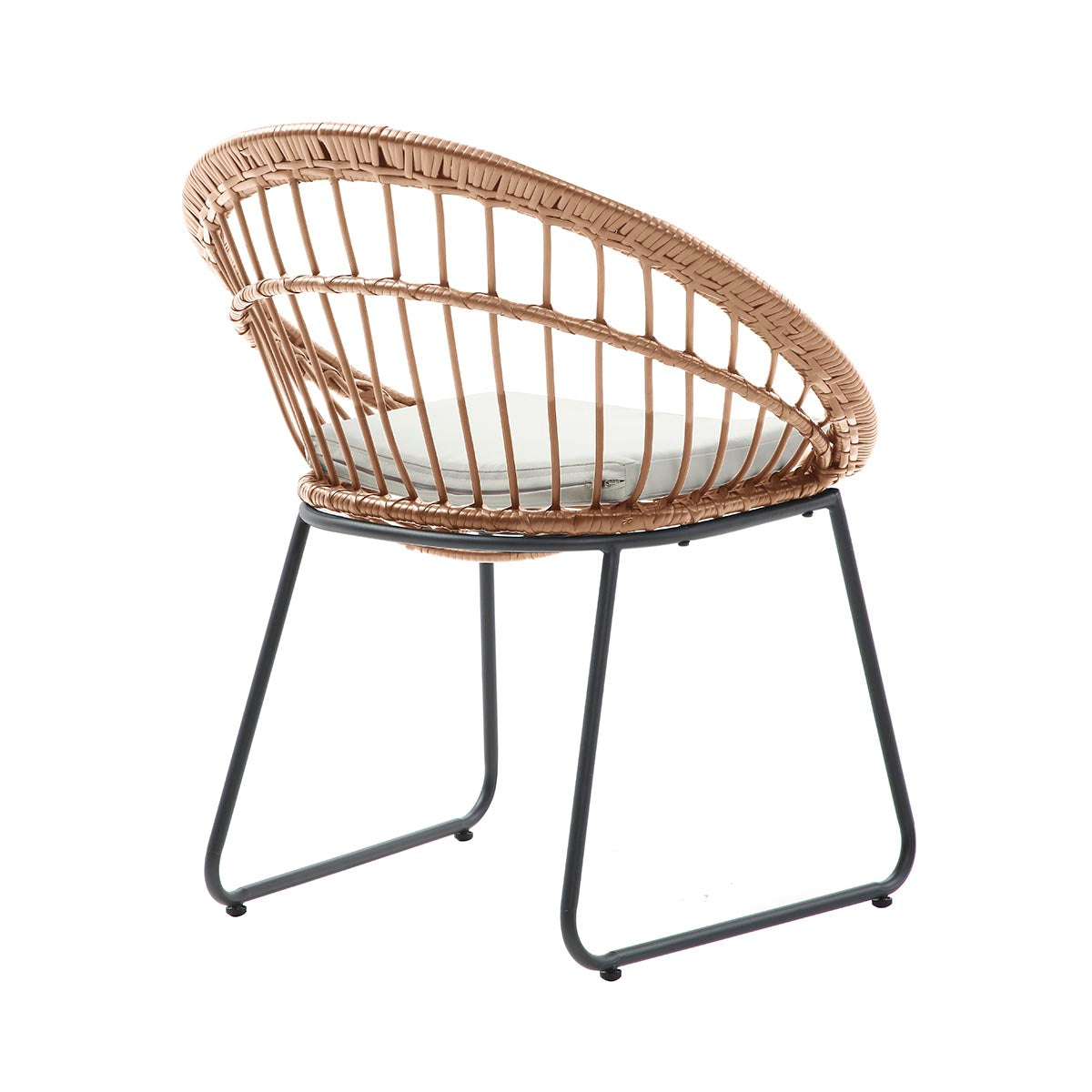 Set de 4 sillas de exterior Tavira - Natural - Tu Gow
