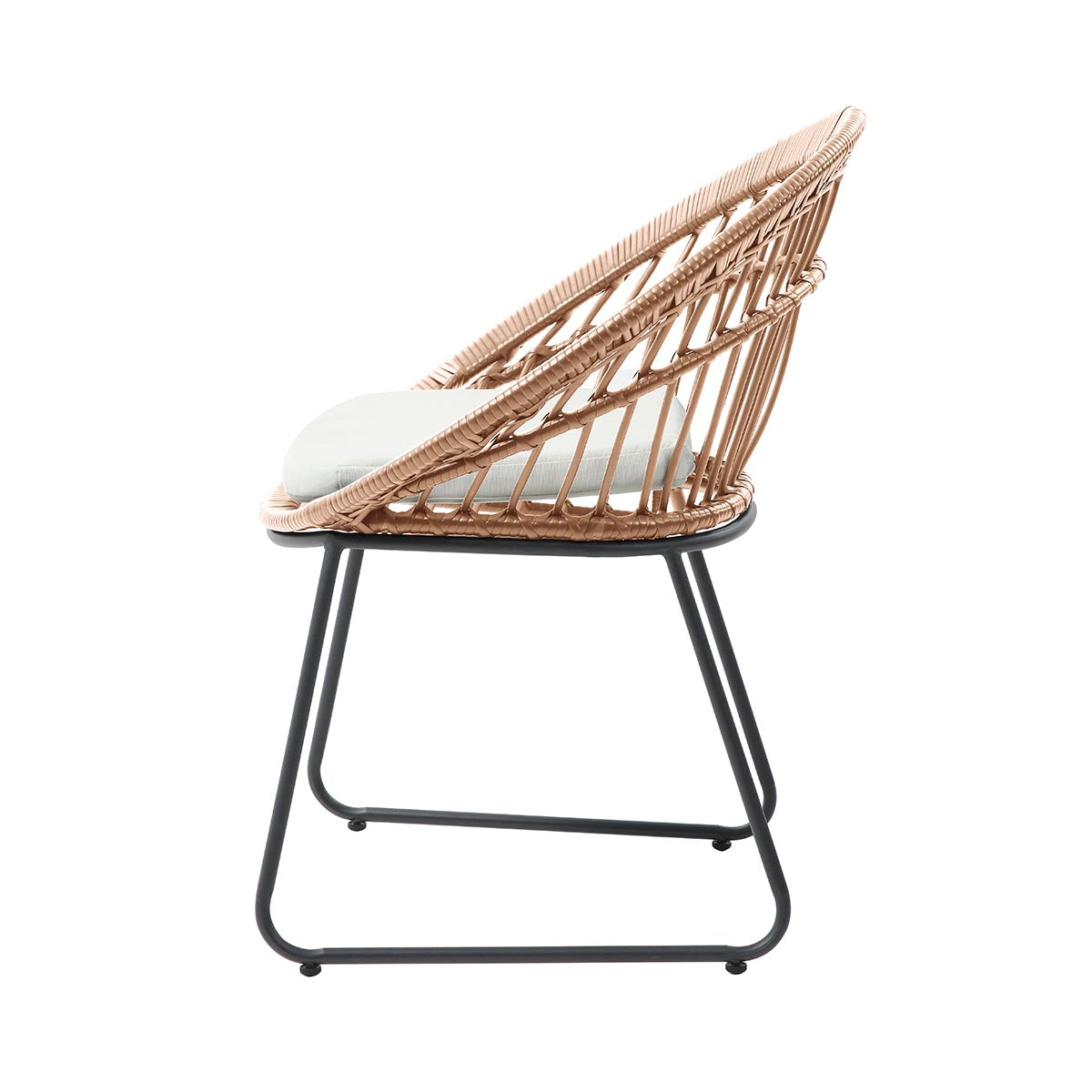 Set de 4 sillas de exterior Tavira - Natural - Tu Gow