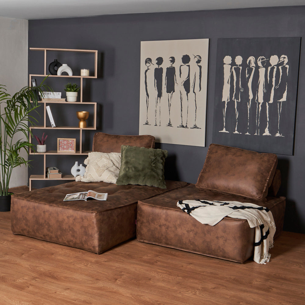 Set Sillones de 1 y 2 plazas Mood - Tabaco - Tugow