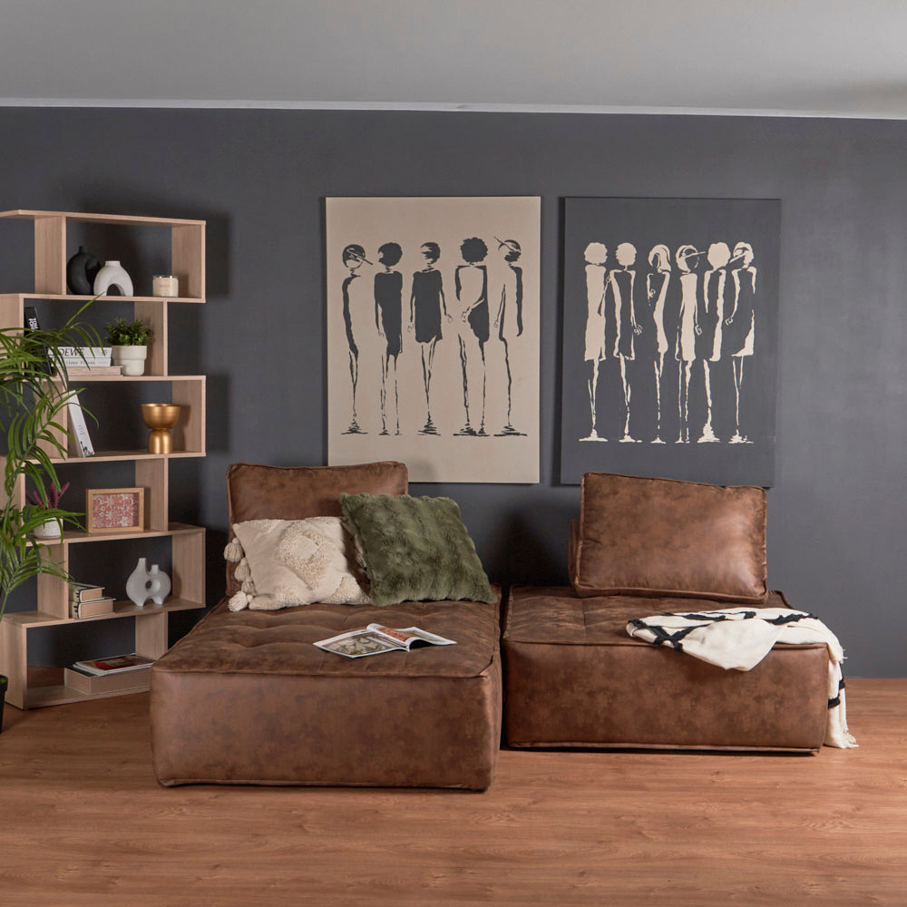 Set Sillones de 1 y 2 plazas Mood - Tabaco - Tugow