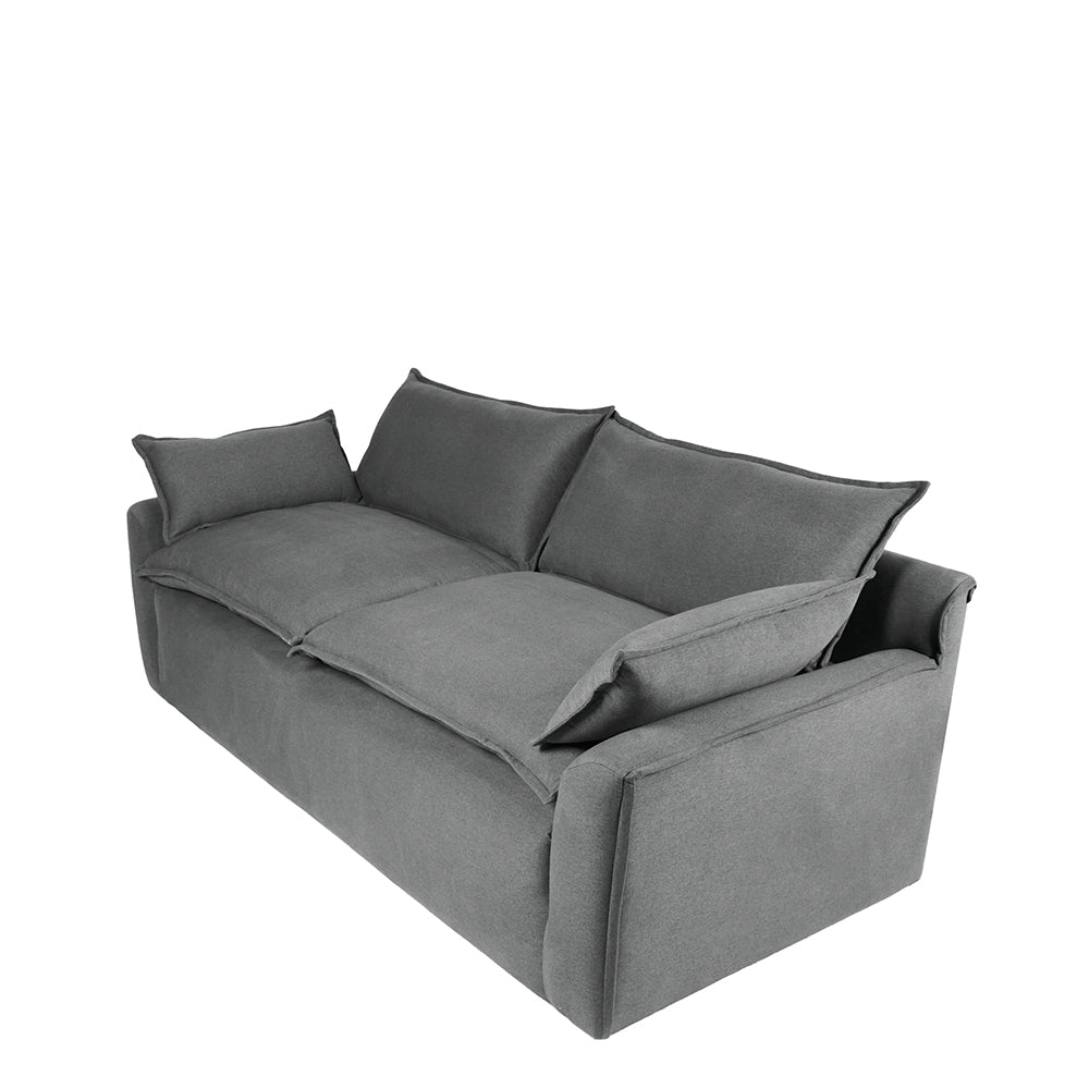Sofá 3 plazas Pit - Gris Oxford - Tugow