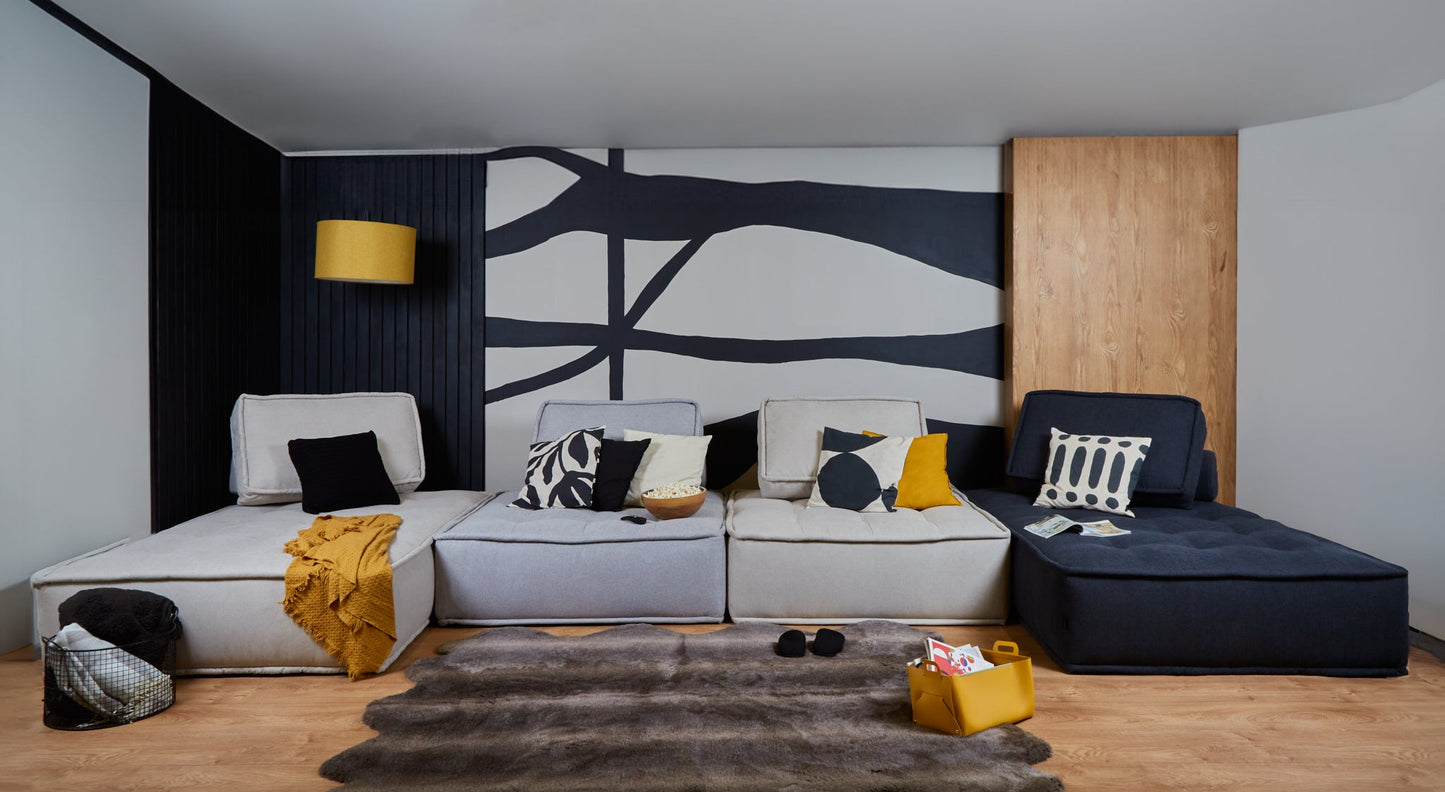 Set Sillones de 1 y 2 plazas Mood - Gris Claro Obscuro - Tugow