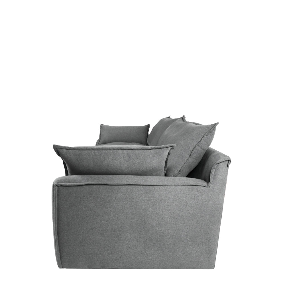 Sofá 3 plazas Pit - Gris Oxford - Tugow