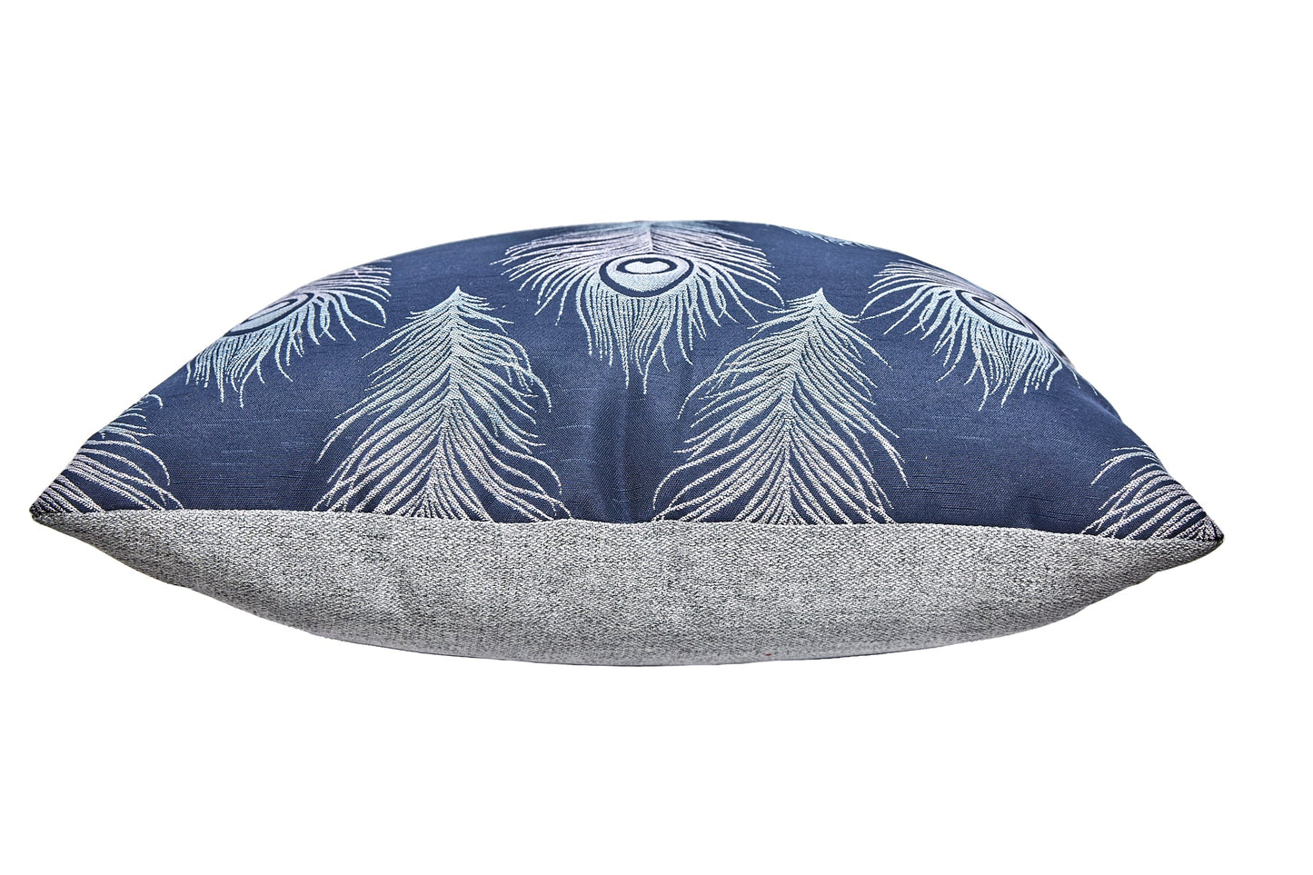 Cojín cuadrado Sheran - Azul estampado y Gris - Tugow