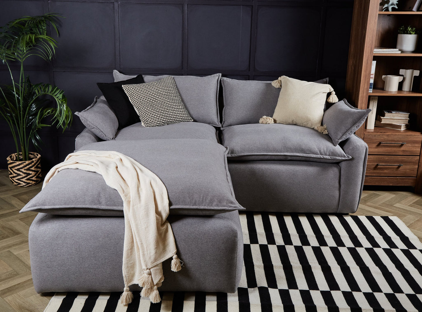 Taburete Pit - Gris Oxford - Tugow