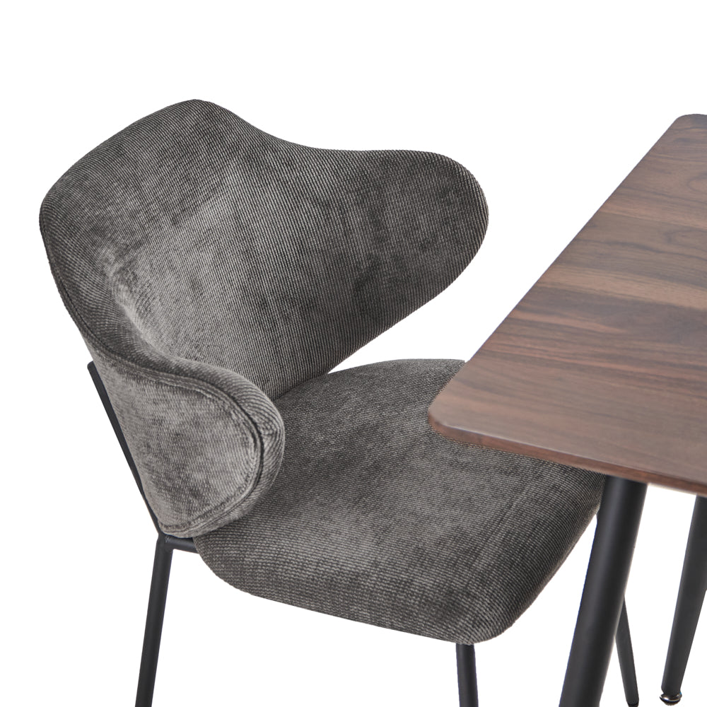 Mesa Miso con 4 Sillas Suanna Gris - Tugow